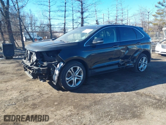 2018 Ford Edge Titanium with VIN 2FMPK4K85JBC24363, listed as a IAAI auction lot 41597055 with 46,451 mi miles. Bid and sale history available at carsss.com. Image 18.