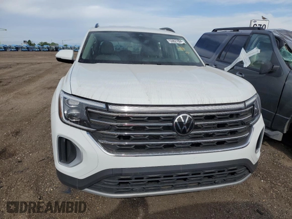 2024 Volkswagen Atlas SE with VIN 1V2LR2CA2RC509410, listed as a Copart auction lot 53827885 with 22,107 mi miles and Salvage title. Bid and sale history available at DreamBid. Image 5.