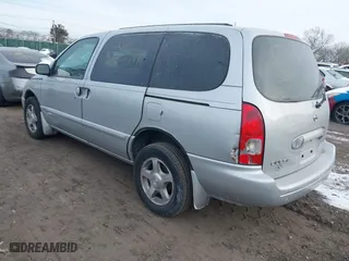 2001 Nissan Quest GXE with VIN 4N2ZN15T21D814546, listed as a IAAI auction lot 41403906 with 999,999 mi miles. Bid and sale history available at carsss.com. Image 3.