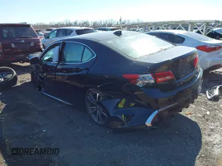 2020 Acura TLX w/Technology Pkg with VIN 19UUB3F45LA003614, listed as a IAAI auction lot 41564876 with 1 mi miles. Bid and sale history available at carsss.com. Image 3.