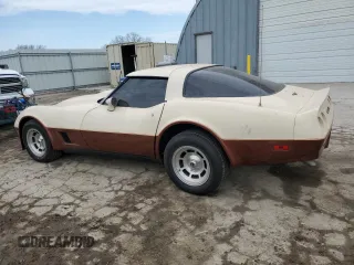1981 Chevrolet Corvette with VIN 1G1AY8767B5104456, listed as a Copart auction lot 43316705 with 75,165 mi miles and Clean Title. Bid and sale history available at carsss.com. Image 2.