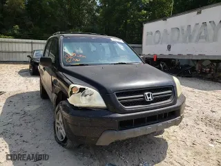 2004 Honda Pilot LX with VIN 2HKYF18194H570432, listed as a Copart auction lot 45927165 with 203,443 mi miles and Non Repairable. Bid and sale history available at carsss.com. Image 22.
