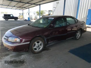 2003 Chevrolet Impala with VIN 2G1WF52KX39229874, listed as a Copart auction lot 60730555 with 145,564 mi miles and Salvage title. Bid and sale history available at DreamBid. Image 1.