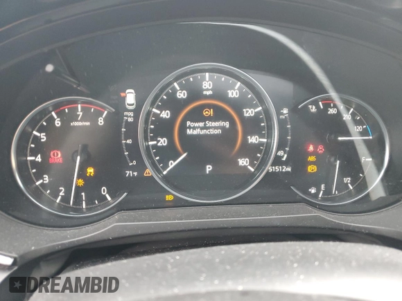 2023 Mazda CX-9 Grand Touring with VIN JM3TCBDY7P0630129, listed as a Copart auction lot 47519305 with 51,512 mi miles and Salvage Title. Bid and sale history available at DreamBid. Image 9.