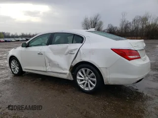 2016 Buick LaCrosse Leather with VIN 1G4GB5G32GF170692, listed as a Copart auction lot 50130155 with 109,576 mi miles and Salvage Title. Bid and sale history available at carsss.com. Image 2.