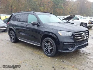 2024 Mercedes-Benz GLS with VIN 4JGFF5KEXRB085487, listed as a IAAI auction lot 40887211 with 26,042 mi miles. Bid and sale history available at carsss.com. Image 1.