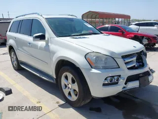 2011 Mercedes-Benz GL-Class GL 450 with VIN 4JGBF7BE7BA758192, listed as a IAAI auction lot 41815909 with 168,823 mi miles. Bid and sale history available at carsss.com. Image 1.