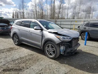2017 Hyundai Santa Fe Limited Ultimate with VIN KM8SRDHF1HU240527, listed as a Copart auction lot 49516275 with 74,641 mi miles and Salvage Title. Bid and sale history available at carsss.com. Image 4.