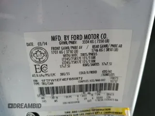 2014 Ford F-150 XL with VIN 1FTFW1EF4EFB50872, listed as a Copart auction lot 46918995 with 164,418 mi miles and Salvage Title. Bid and sale history available at carsss.com. Image 14.