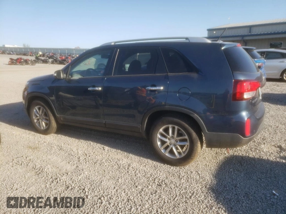 2014 Kia Sorento LX with VIN 5XYKT3A64EG501608, listed as a Copart auction lot 53149015 with 136,419 mi miles and Salvage Title. Bid and sale history available at DreamBid. Image 2.