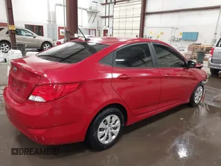 2016 Hyundai Accent SE with VIN KMHCT4AE7GU071524, listed as a IAAI auction lot 41973414 with 97,923 mi miles. Bid and sale history available at carsss.com. Image 4.