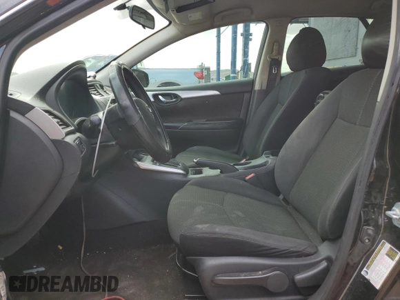 2017 Nissan Sentra SV with VIN 3N1AB7AP1HY222828, listed as a Copart auction lot 53758895 with 123,424 mi miles and Salvage Title. Bid and sale history available at carsss.com. Image 7.
