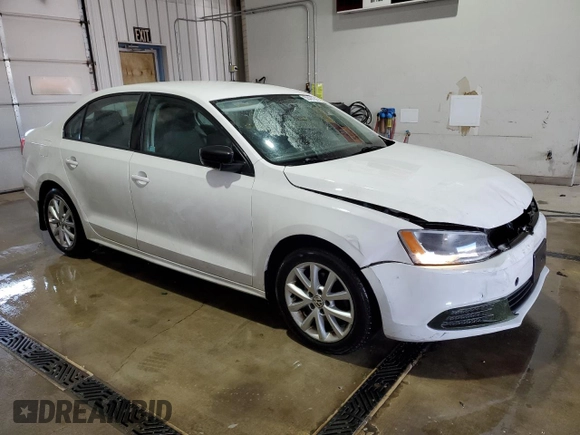 2014 Volkswagen Jetta Sedan S with VIN 3VW1K7AJXEM356942, listed as a Copart auction lot 50497245 with 108,212 mi miles and Salvage Title. Bid and sale history available at carsss.com. Image 4.