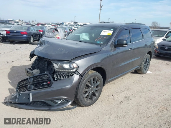 2017 Dodge Durango GT with VIN 1C4RDJDG7HC956403, listed as a IAAI auction lot 41653744 with 95,073 mi miles and . Bid and sale history available at carsss.com. Image 2.