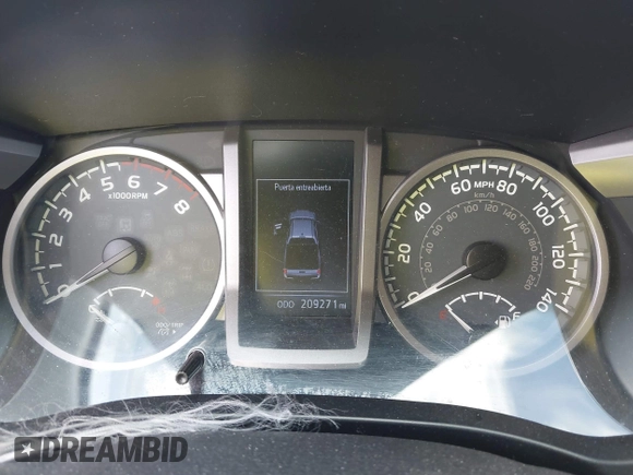 2016 Toyota Tacoma SR5 with VIN 5TFAX5GN2GX059826, listed as a IAAI auction lot 42032005 with 209,271 mi miles. Bid and sale history available at carsss.com. Image 15.