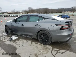 2023 Nissan Maxima SR with VIN 1N4AA6EV4PC513887, listed as a Copart auction lot 45767395 with 17,741 mi miles and Salvage Title. Bid and sale history available at carsss.com. Image 2.