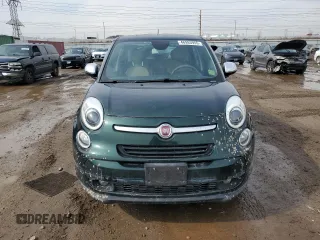 2015 FIAT 500L Lounge with VIN ZFBCFACH3FZ034699, listed as a Copart auction lot 46993955 with 66,238 mi miles and Salvage Title. Bid and sale history available at carsss.com. Image 5.