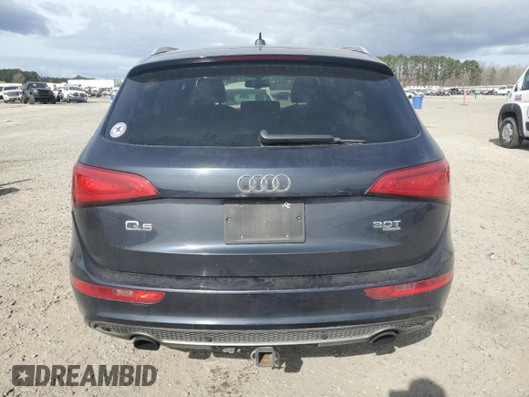 2014 Audi Q5 Premium Plus with VIN WA1DGAFP7EA026050, listed as a Copart auction lot 81506794 with 138,222 mi miles and Salvage Title. Bid and sale history available at carsss.com. Image 6.