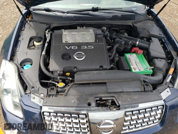 2005 Nissan Maxima 3.5 SL with VIN 1N4BA41E95C857811, listed as a Copart auction lot 54558844 with 0 mi miles and Salvage Title. Bid and sale history available at carsss.com. Image 13.