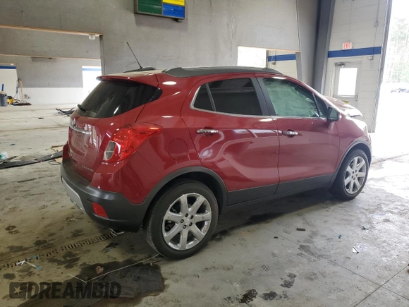 2016 Buick Encore Leather with VIN KL4CJCSB3GB704891, listed as a Copart auction lot 51579815 with 41,775 mi miles and Salvage Title. Bid and sale history available at carsss.com. Image 3.