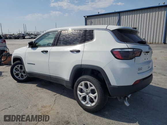 2025 Jeep Compass Sport with VIN 3C4NJDAN0ST534688, listed as a Copart auction lot 53636205 with 528 mi miles and Salvage title. Bid and sale history available at DreamBid. Image 2.