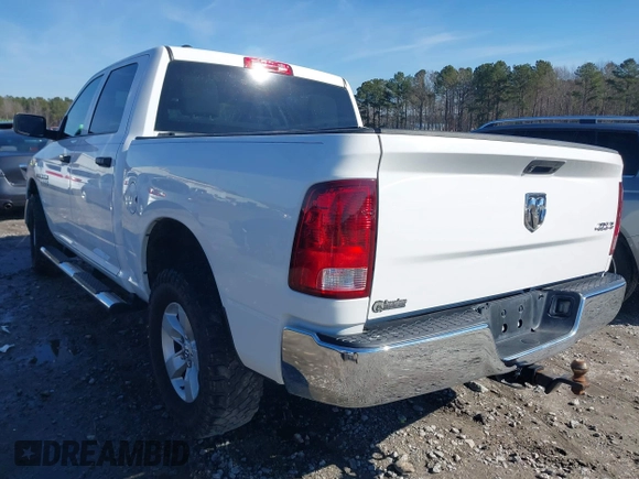 2018 Ram 1500 Tradesman with VIN 1C6RR7KM5JS262518, listed as a IAAI auction lot 41557220 with 145,989 mi miles and . Bid and sale history available at DreamBid. Image 3.