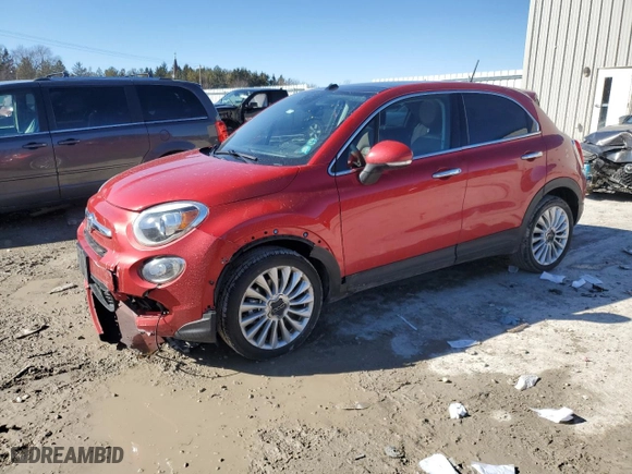 2016 FIAT 500X Lounge with VIN ZFBCFXDT1GP399997, listed as a Copart auction lot 47788035 with 107,627 mi miles and Clean Title. Bid and sale history available at carsss.com. Image 1.