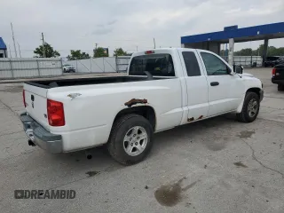 2005 Dodge Dakota SLT with VIN 1D7HE42N75S290422, listed as a Copart auction lot 59613155 with 132,450 mi miles and Salvage title. Bid and sale history available at DreamBid. Image 3.