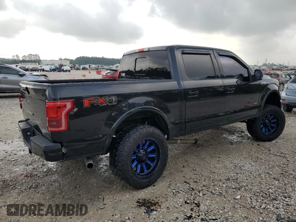 2015 Ford F-150 XLT with VIN 1FTEW1EG1FKD07433, listed as a Copart auction lot 54478765 with 156,608 mi miles and Salvage title. Bid and sale history available at DreamBid. Image 3.