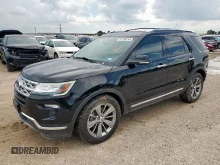 2018 Ford Explorer Limited z VIN 1FM5K7FH0JGA97680, wystawiony jako Copart lot #61190145 z przebiegiem 83 585 mil mil oraz Szkoda całkowita • Salvage title. Historia ofert i sprzedaży dostępna na DreamBid. Obrazek 1.