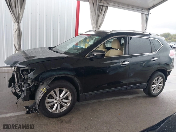 2015 Nissan Rogue S with VIN KNMAT2MT5FP502160, listed as a IAAI auction lot 41947071 with 112,056 mi miles. Bid and sale history available at carsss.com. Image 14.