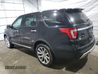 2016 Ford Explorer Limited with VIN 1FM5K8F88GGA27701, listed as a Copart auction lot 48557645 with 135,270 mi miles and Salvage Title. Bid and sale history available at DreamBid. Image 2.