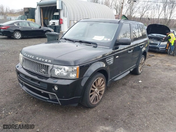 2009 Land Rover Range Rover Sport SC with VIN SALSH23429A202334, listed as a IAAI auction lot 42025447 with 214,744 mi miles. Bid and sale history available at carsss.com. Image 2.