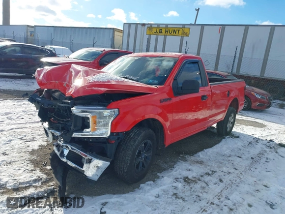2018 Ford F-150 XL with VIN 1FTMF1CB2JKC47707, listed as a IAAI auction lot 41231081 with 120,804 mi miles. Bid and sale history available at carsss.com. Image 18.