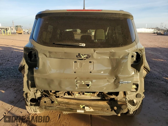 2020 Jeep Renegade Latitude с VIN ZACNJABB6LPM03354, выставлен на аукционе Copart как лот 85270054 с пробегом Не указан миль и Списание • Salvage title. История ставок и продаж доступна на DreamBid. Изображение 6.