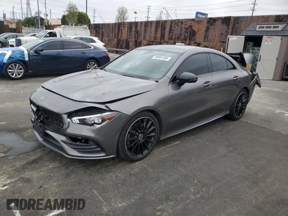 2020 Mercedes-Benz CLA 250 with VIN W1K5J4GB5LN103476, listed as a Copart auction lot 50691265 with 63,096 mi miles and Salvage Title. Bid and sale history available at DreamBid. Image 1.