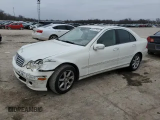 2007 Mercedes-Benz C 280 Luxury with VIN WDBRF54HX7F853577, listed as a Copart auction lot 44737955 with 117,950 mi miles and Salvage title. Bid and sale history available at DreamBid. Image 1.