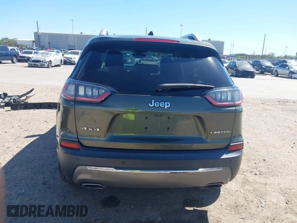 2019 Jeep Cherokee Limited with VIN 1C4PJMDX2KD225218, listed as a IAAI auction lot 41816358 with 90,744 mi miles. Bid and sale history available at carsss.com. Image 17.
