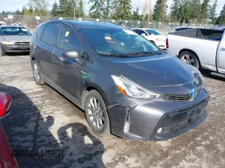 2017 Toyota Prius v Two with VIN JTDZN3EU4HJ056180, listed as a IAAI auction lot 41993330 with 1 mi miles. Bid and sale history available at carsss.com. Image 1.