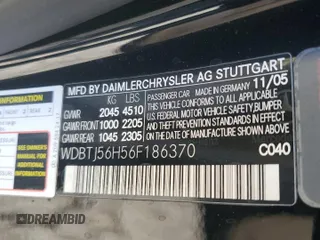 2006 Mercedes-Benz CLK 350 with VIN WDBTJ56H56F186370, listed as a Copart auction lot 80393714 with 107,802 mi miles and Clean Title. Bid and sale history available at DreamBid. Image 12.