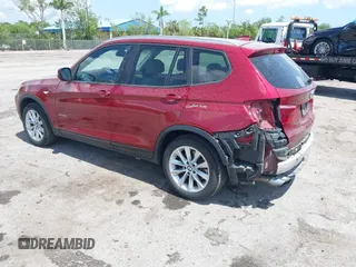 2013 BMW X3 xDrive28i with VIN 5UXWX9C50D0A11265, listed as a IAAI auction lot 41931507 with 69,853 mi miles and . Bid and sale history available at DreamBid. Image 3.