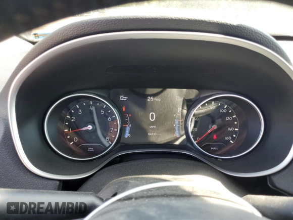 2018 Jeep Compass Limited with VIN 3C4NJDCB5JT281286, listed as a Copart auction lot 56836325 with 64,833 mi miles and Salvage title. Bid and sale history available at DreamBid. Image 9.