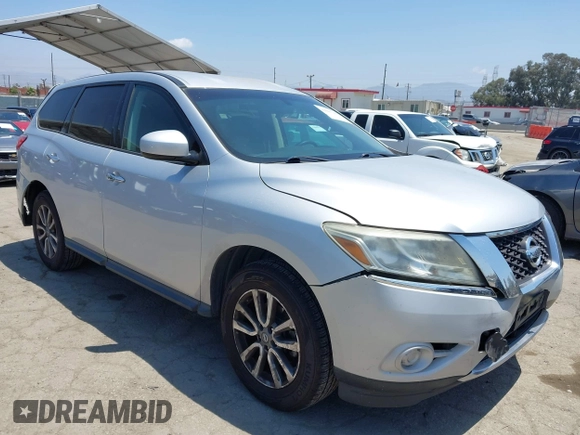 2013 Nissan Pathfinder SL z VIN 5N1AR2MN2DC676705, wystawiony jako IAAI lot #42407363 z przebiegiem 152 610 mil mil oraz . Historia ofert i sprzedaży dostępna na DreamBid. Obrazek 1.