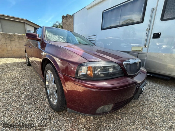 2003 Lincoln LS Sport with VIN 1LNHM87A73Y654774, listed as a Copart auction lot 46373615 with 60,256 mi miles and Clean Title. Bid and sale history available at carsss.com. Image 1.