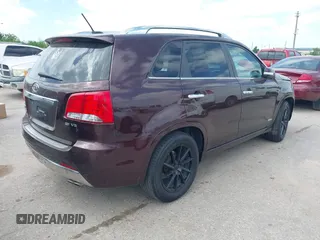 2012 Kia Sorento SX with VIN 5XYKWDA25CG249584, listed as a IAAI auction lot 42008349 with 214,381 mi miles. Bid and sale history available at carsss.com. Image 4.