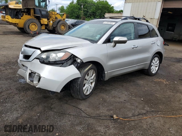 2011 Acura RDX with VIN 5J8TB1H2XBA007152, listed as a Copart auction lot 49800265 with 117,002 mi miles and Salvage Title. Bid and sale history available at carsss.com. Image 1.
