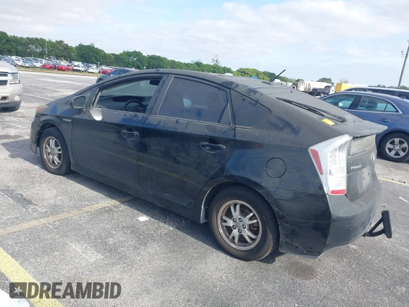 2011 Toyota Prius I with VIN JTDKN3DU4B1463121, listed as a IAAI auction lot 42057548 with 242,575 mi miles. Bid and sale history available at carsss.com. Image 3.