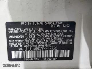 2023 Subaru Crosstrek with VIN JF2GTABC2PH303720, listed as a Copart auction lot 86417744 with 44,102 mi miles and Salvage Title. Bid and sale history available at carsss.com. Image 13.
