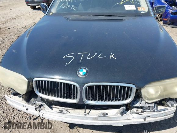 2003 BMW 7 Series 745Li with VIN WBAGN63473DR09509, listed as a IAAI auction lot 42061188 with Not provided miles and . Bid and sale history available at DreamBid. Image 10.