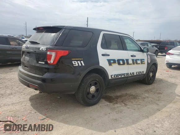 2017 Ford Police Interceptor Utility с VIN 1FM5K8AT5HGE29804, выставлен на аукционе Copart как лот 47128825 с пробегом 77 485 миль миль и Списание • Salvage title. История ставок и продаж доступна на DreamBid. Изображение 3.